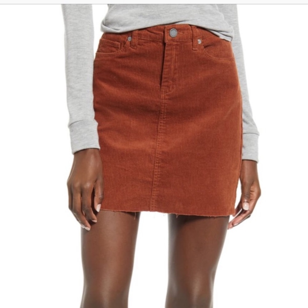 BLANKNYC Corduroy A-line Miniskirt